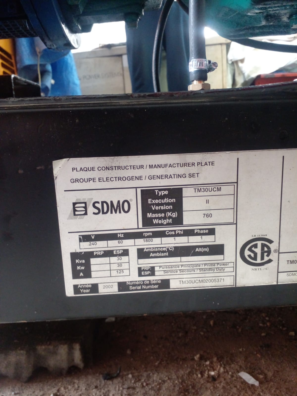 Planta eléctrica SDMO 30 KW Foto 7244174-2.jpg