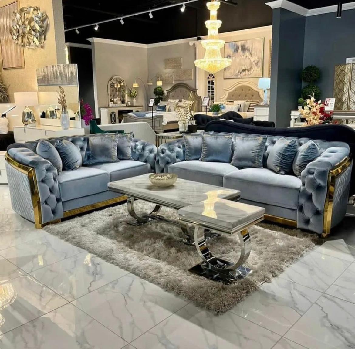JUEGO DE MUEBLE MODERNOS 2 EN 1 MUEBLE   2 mesas de cristales  Foto 7244223-1.jpg