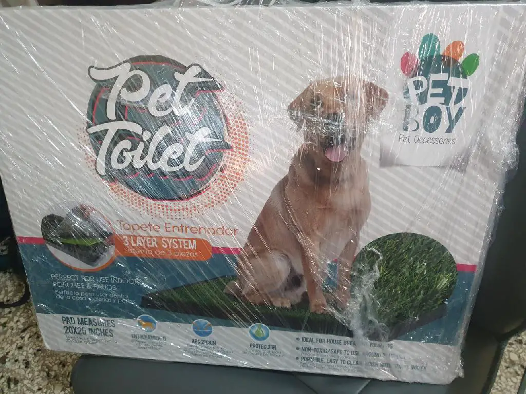 Almohadilla de césped para perros con bandeja sistema de orinal para p Foto 7244292-3.jpg