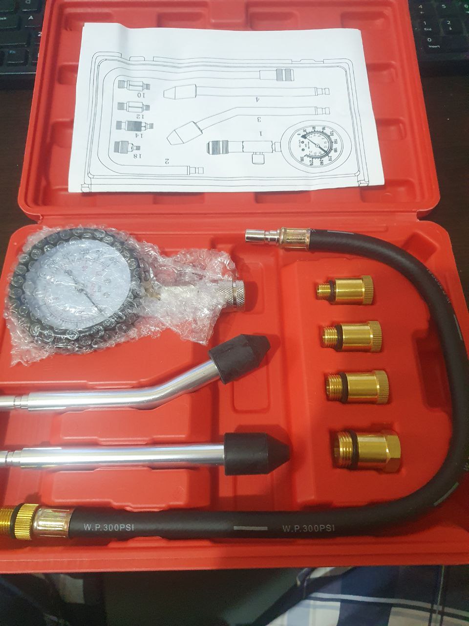 Kit de probador de compresión profesional de 8 piezas medidor de presi Foto 7244302-2.jpg