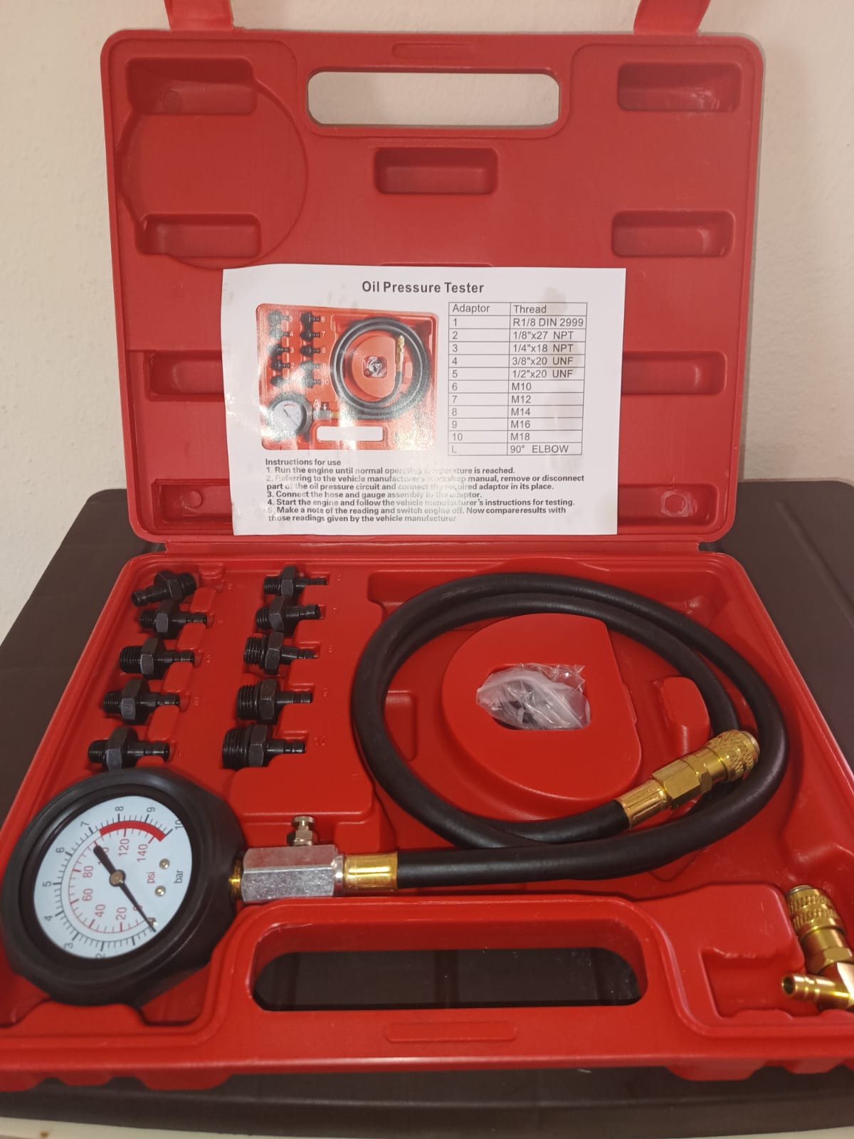 kit de prueba de presión de aceite y motor es una herramienta profesio Foto 7244304-3.jpg