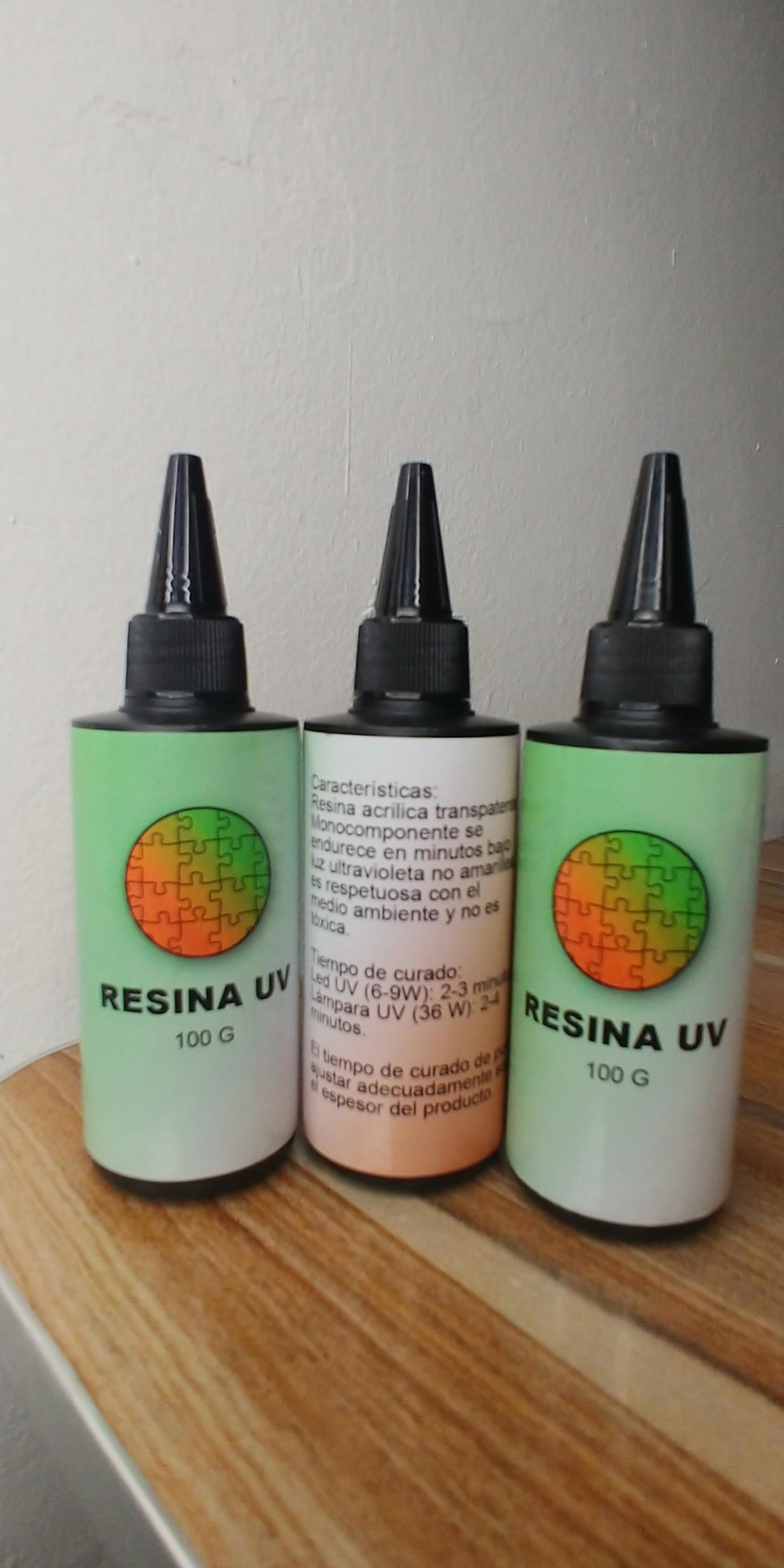 Resina UV 100 gramos Foto 7244394-3.jpg