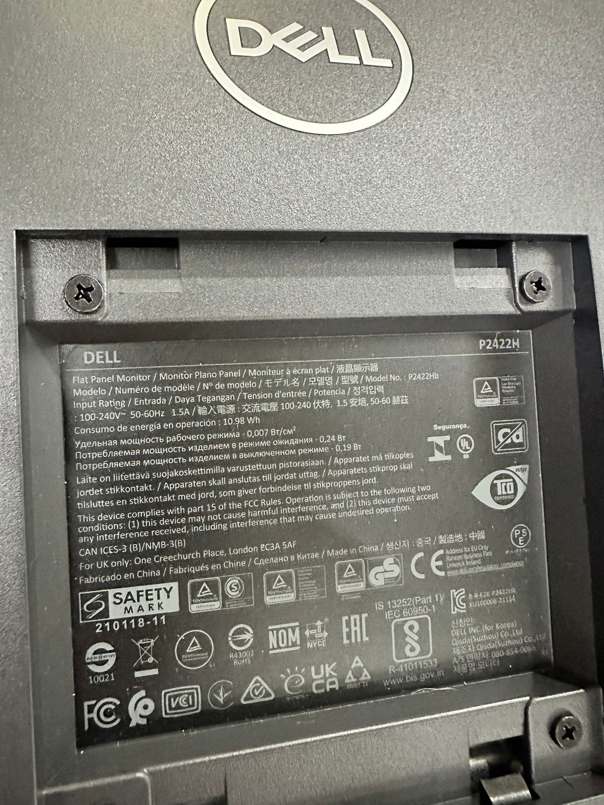 MONITOR 24 PULGADAS SIN BORDES DELL Foto 7244511-3.jpg