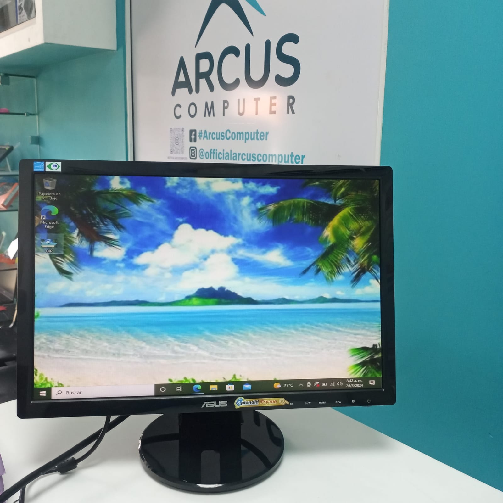 	MONITOR ASUS VE198T en Santo Domingo Norte Foto 7244968-5.jpg