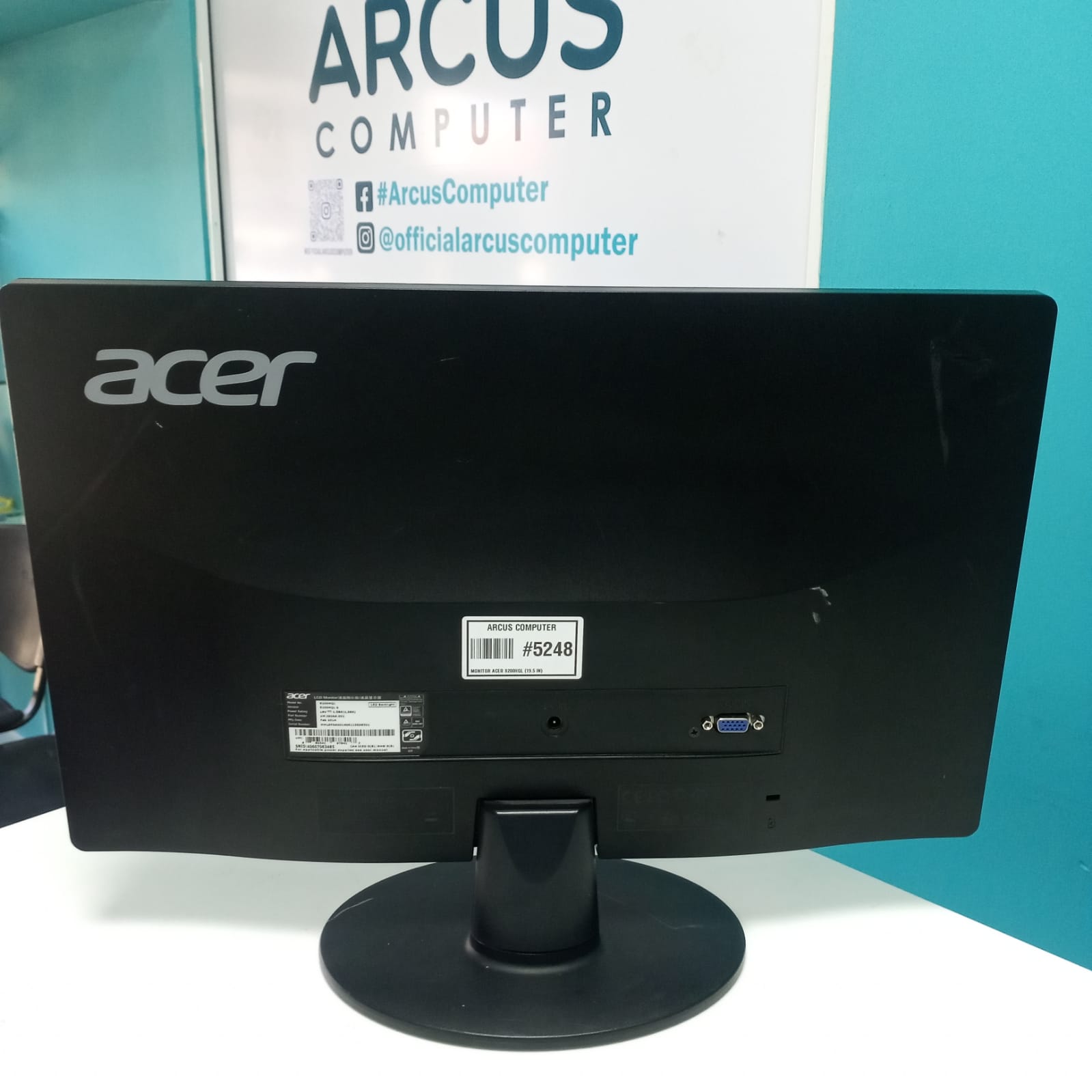 	MONITOR ACER P205H 20 IN	 en Santo Domingo Norte Foto 7244973-4.jpg