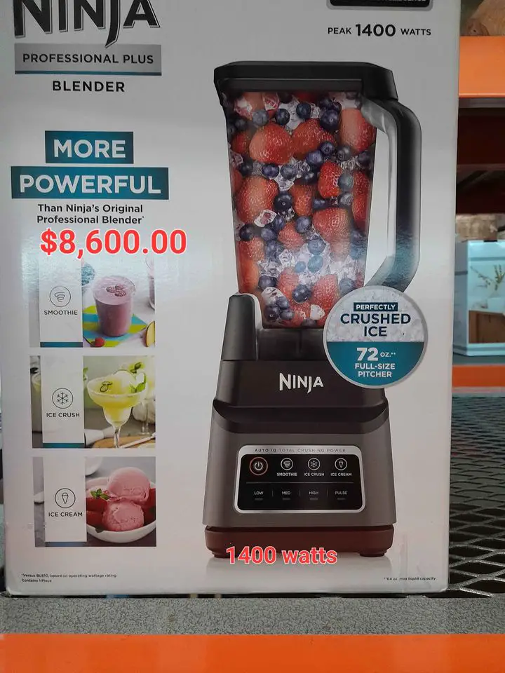 Licuadora Ninja Profesional Auto-IQ de 1400 watts a 8600.00 Foto 7245041-4.jpg