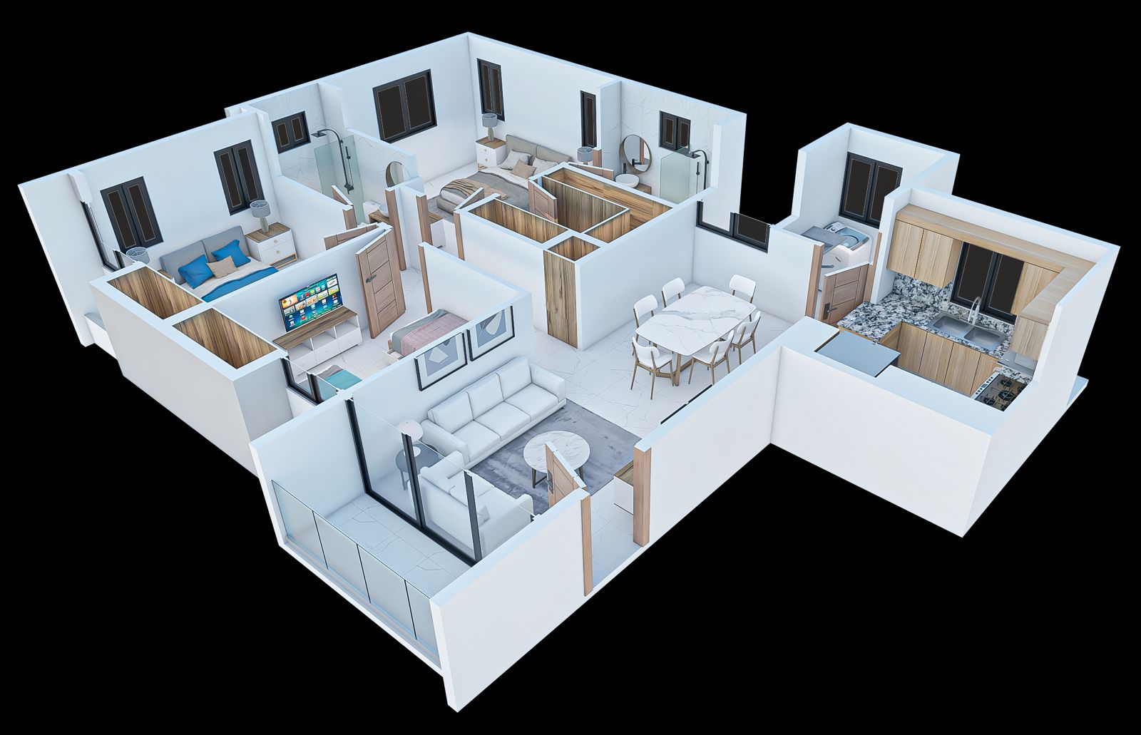 Residencial Torres del Valle La Barranquita - 3 hab desde US 120K Foto 7245278-7.jpg