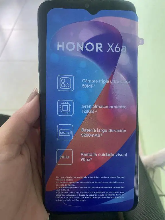 Celular Honor X6a nuevo en su caja  Foto 7245571-1.jpg