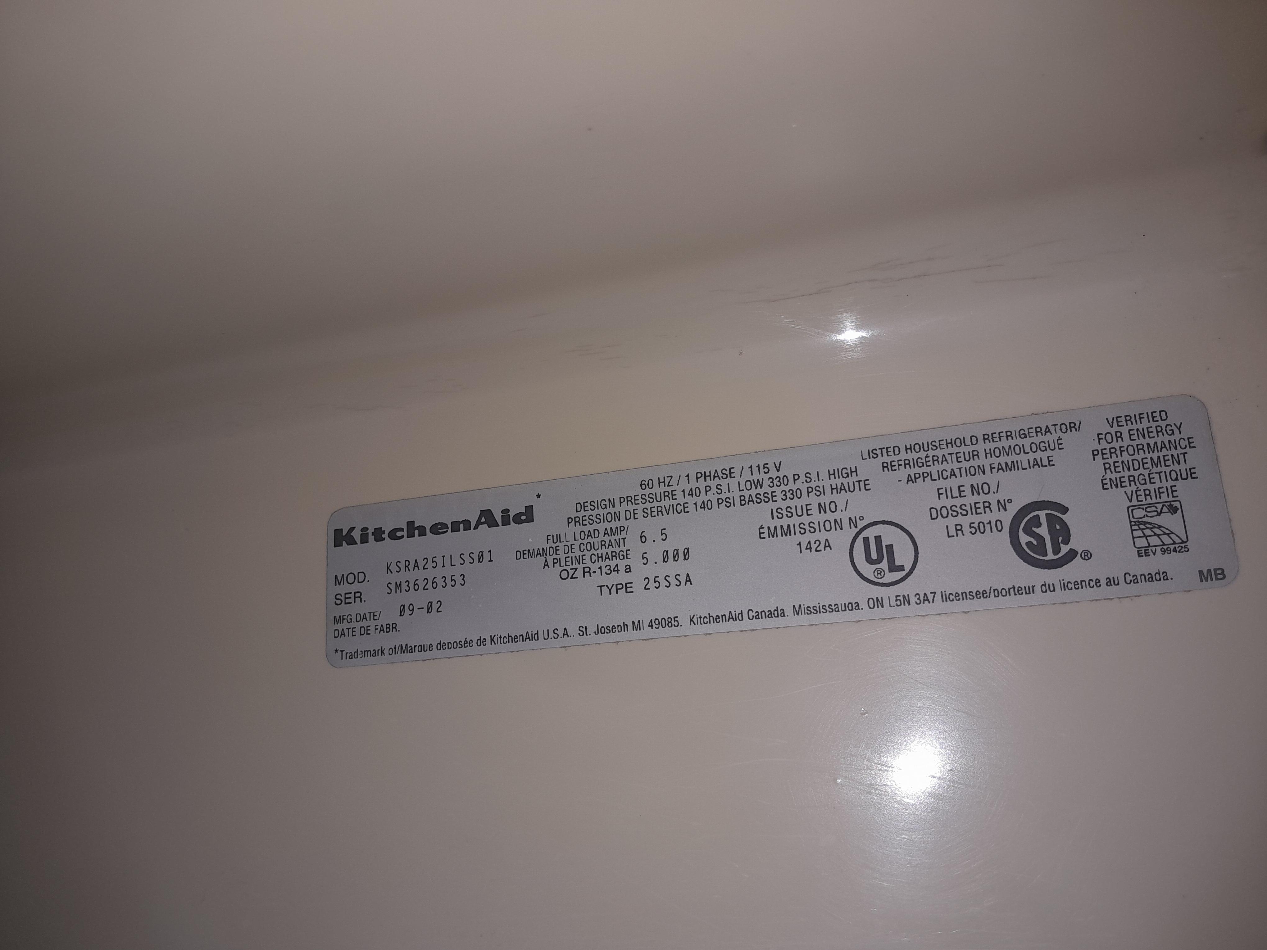 Nevera kitchenaid 2 puertas 30 pie Foto 7246097-6.jpg
