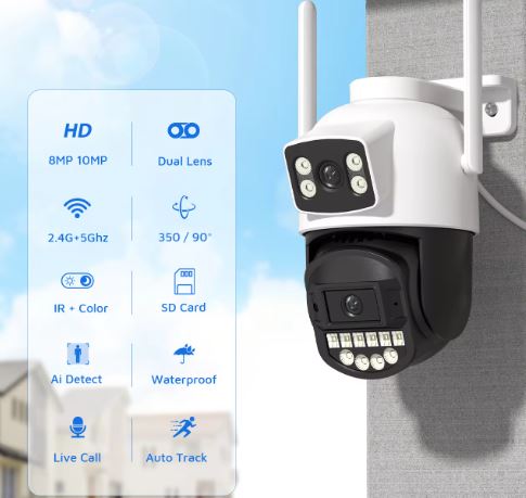 Cámara de Seguridad Doble Lente Wifi Full HD 5MP Vision Full Color Sen Foto 7246368-1.jpg