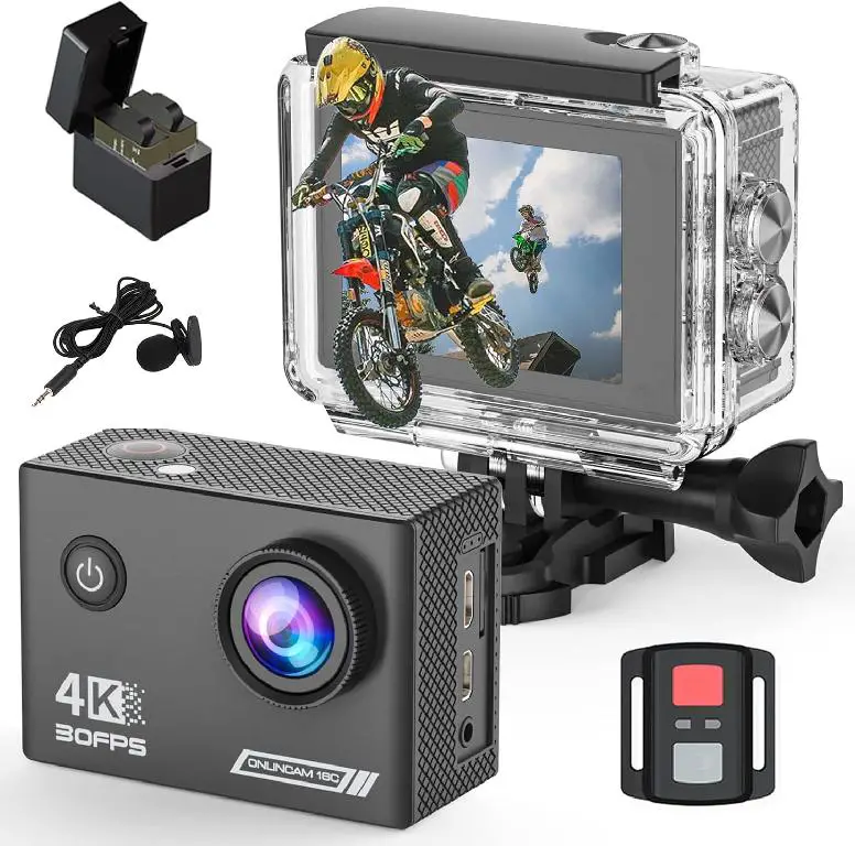Camara Deportiva 4K 20MP Con Pantalla Tactil y Carcasa Impermeable Foto 7246377-2.jpg