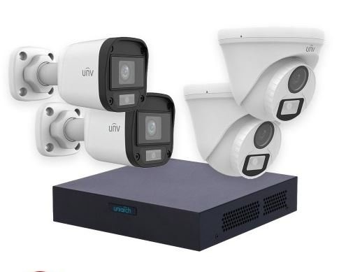 Kit 4 Camaras UNV Color Hunter 1080P 2MP No Incluye Instalacion Foto 7246447-1.jpg