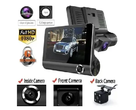 Camara de Vehiculo 1080P Full HD Con Grabacion Delantera e Interior Foto 7246464-2.jpg