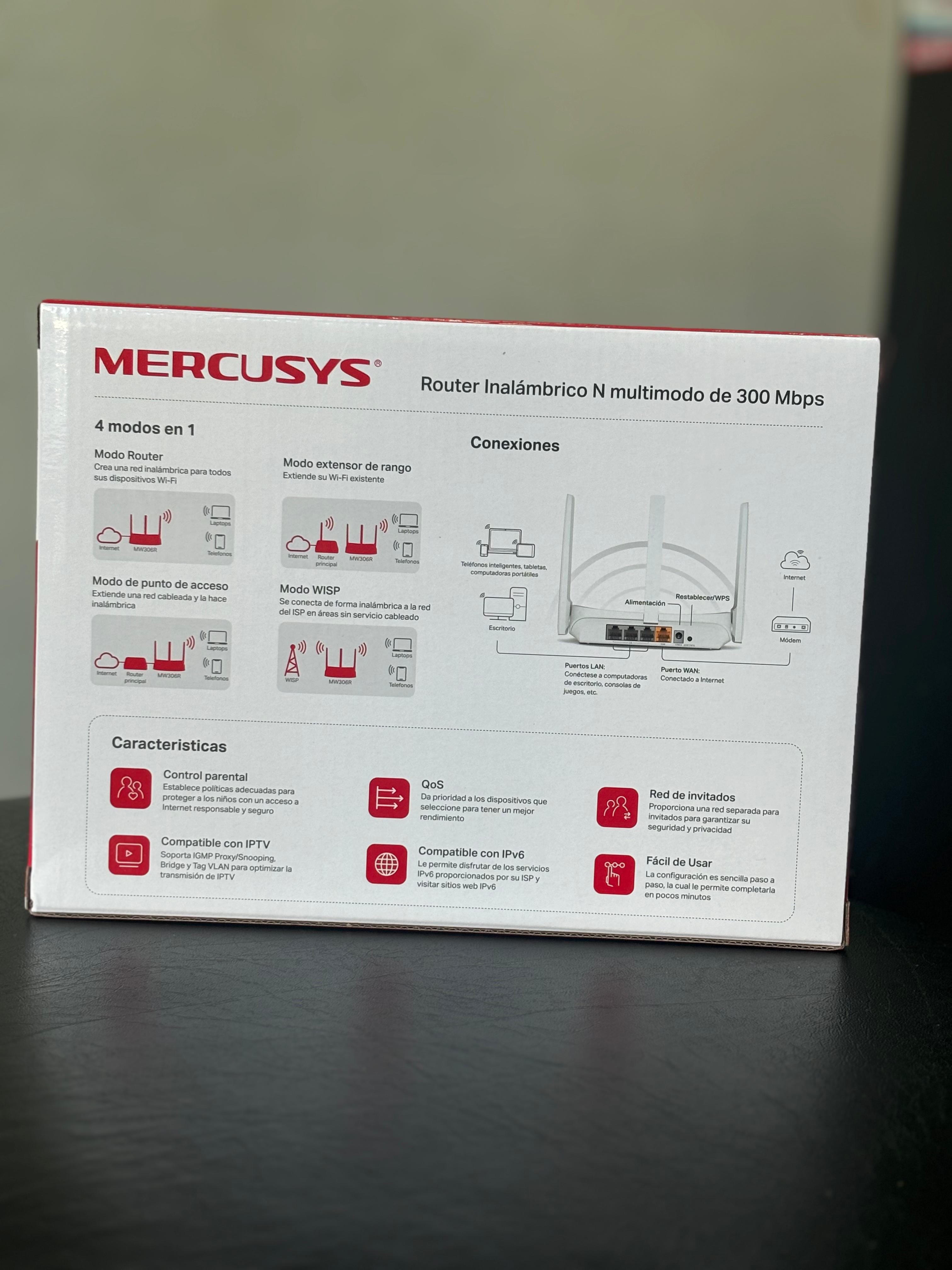 Router repetidor de internet wifi mercusys mw306r 3 antenas. Foto 7246657-4.jpg
