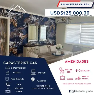 ???? Palmares de Caleta I ????Apartamento en venta ????  - Totalmente  Foto 7246759-1.jpg