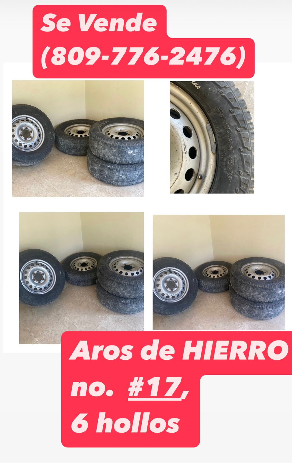 Aros con sus Neumáticos 809-776-2476 en Duarte Foto 7246900-3.jpg