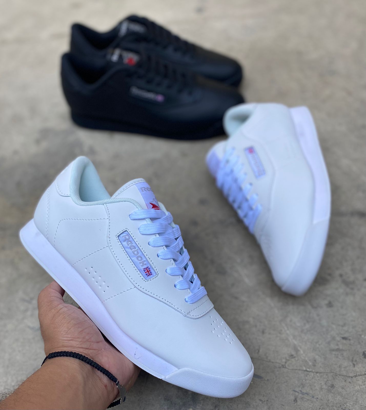 Tenis Teni Reebok Classic Clasico Blanco White 2K25 La Pulga Virtual