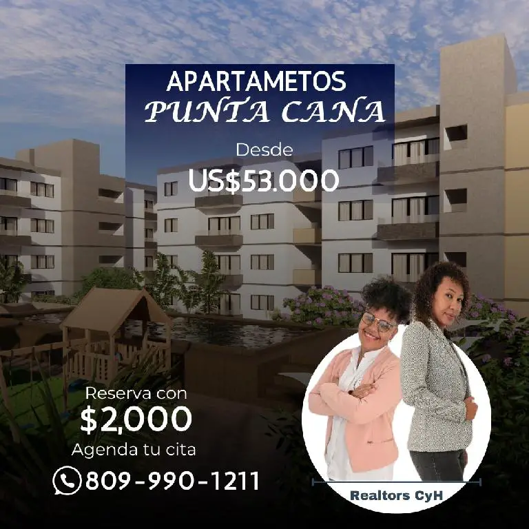 Proyecto de apartamentos a solo 15 minutos del aeropuerto de Punta Can Foto 7247554-1.jpg
