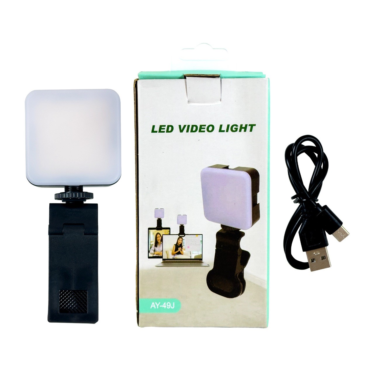 Luz led para video foto con soporte para movil  Foto 7247858-1.jpg