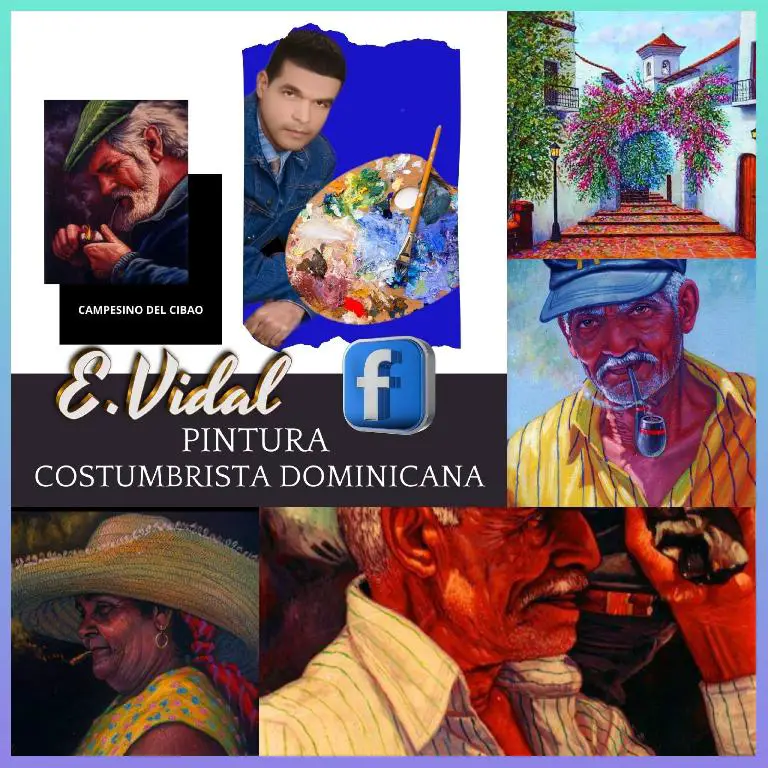 Pintor Dominicano E.Vidal pintura costumbrista Dominicana santiago  Foto 7247957-2.jpg