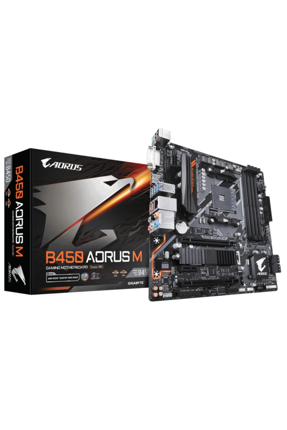 Placa madre Gigabyte B450 Aorus M con procesador AMD Ryzen 5 2600 con  Foto 7247977-5.jpg