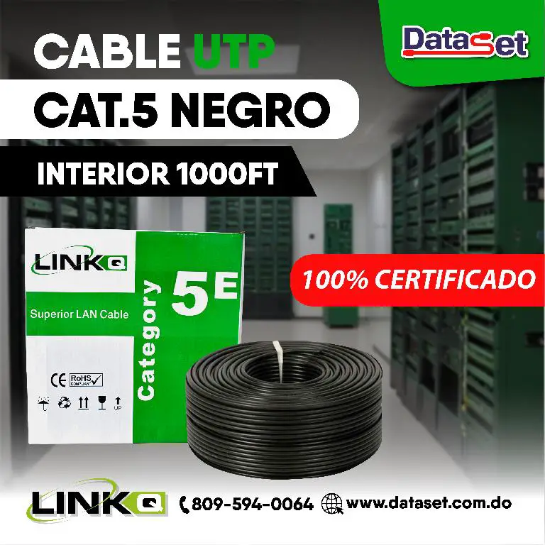 Cable cat. 5e LinkQ negro Foto 7248120-1.jpg