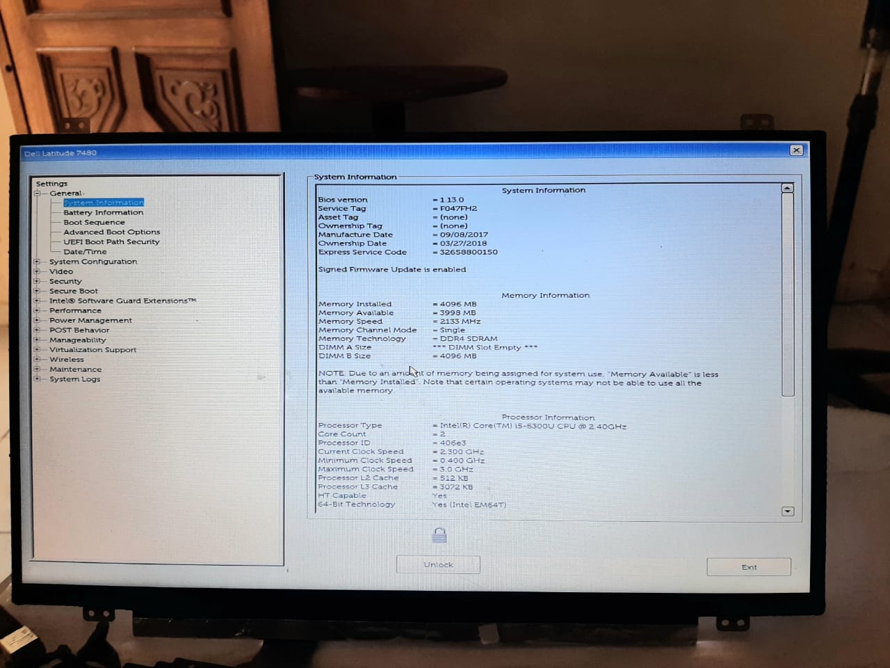 Dell latitude 7480 PROBADO	 Intel Core i5 6ta generación 2.40ghz Foto 7248389-2.jpg