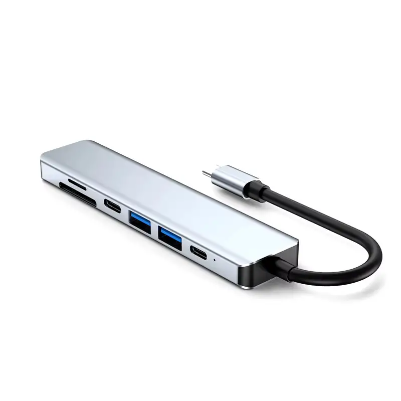 Aumentador de Puertos -  Adaptador Hub USB Tipo C 7 en 1 - HDMI - Lect Foto 7248564-6.jpg