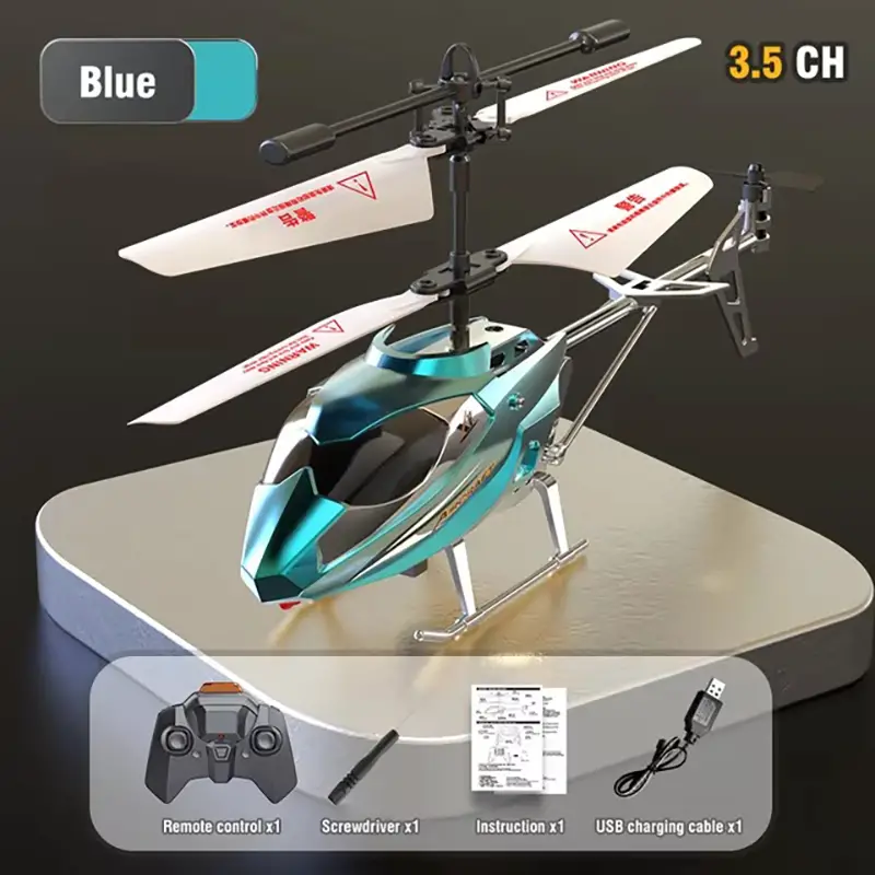 Drone Helicóptero Volador de Control Remoto - Con Motor de Cola - Luce Foto 7248568-9.jpg