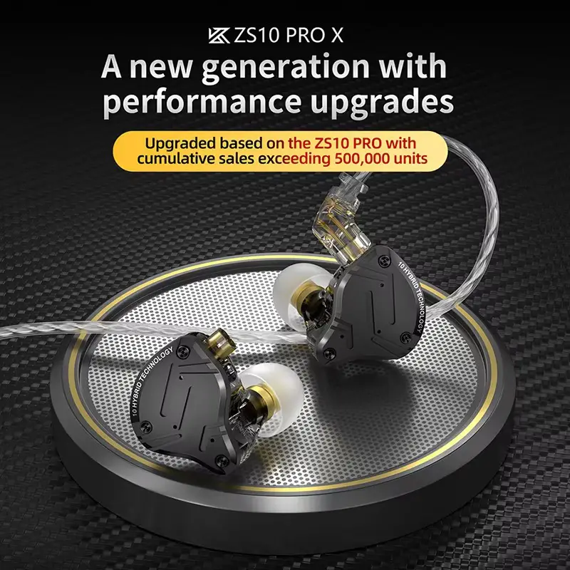 Audífonos KZ ZS10 Pro X - Auriculares Monitor IEM - Sonido Alta Fideli Foto 7248574-8.jpg