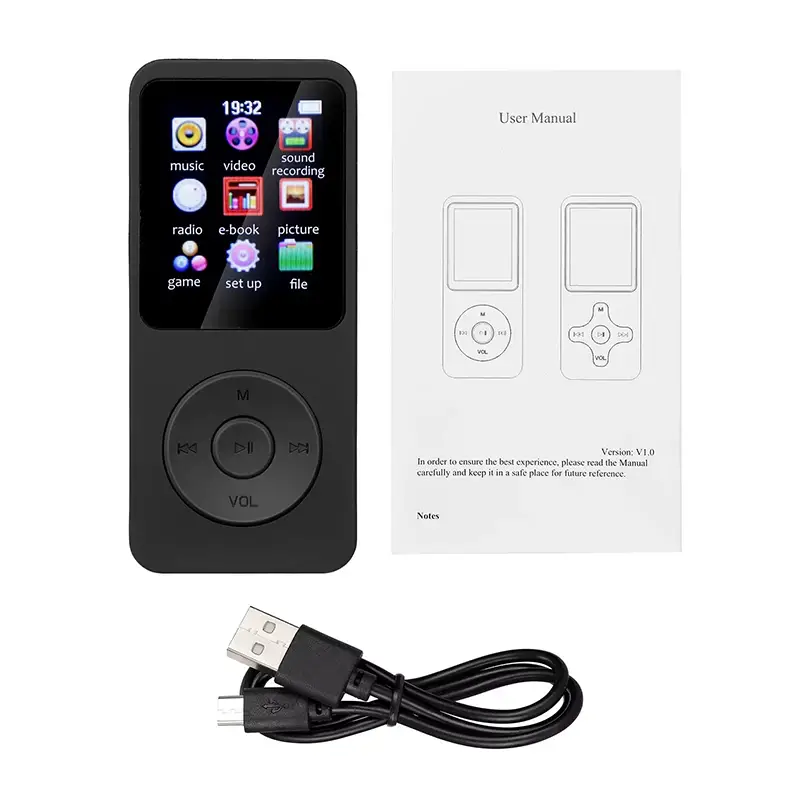 Reproductor MP4 Portátil con bluetooth - MP3 con Pantalla - FM - Vídeo Foto 7248577-7.jpg