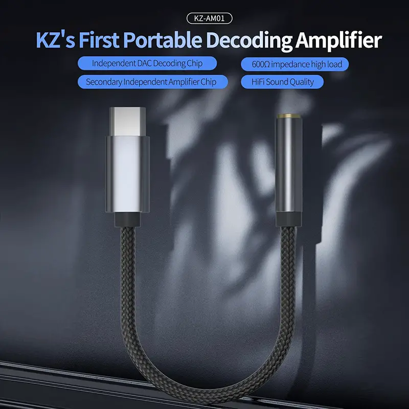 Amplificador de Sonido KZ-AM01 - Procesa y Mejora - Audio HiFi - USB C Foto 7248595-8.jpg