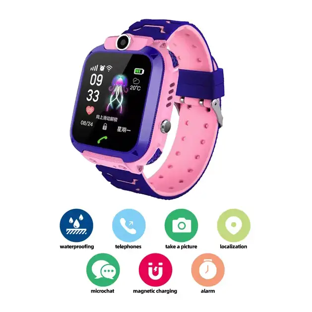 Reloj Rastreador GPS para Niños - Smart Watch Celular con Micrófono -  Foto 7248608-8.jpg