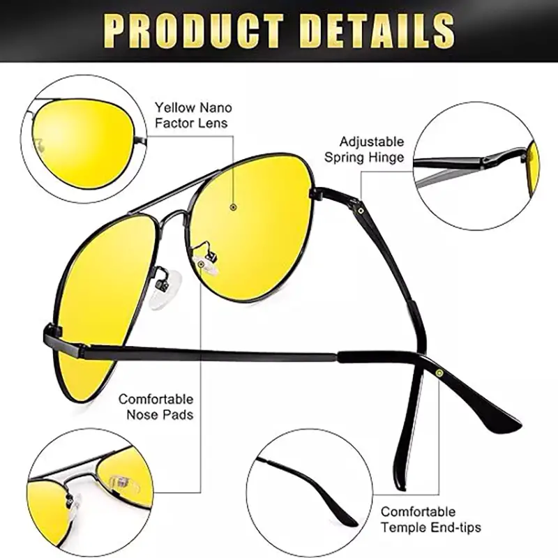 Lentes Polarizados para Manejar - Evita Destellos al Conducir - Gafas  Foto 7248751-8.jpg