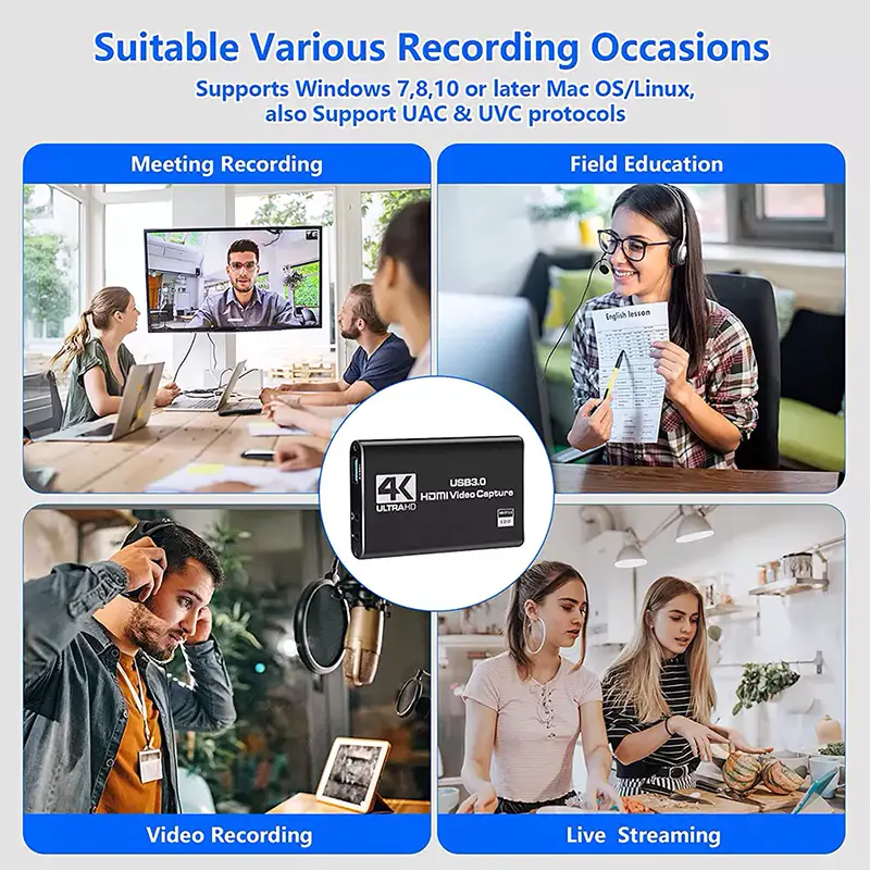 Capturadora de Video 4k USB 3.0 - para Streaming y Grabación Foto 7248760-5.jpg