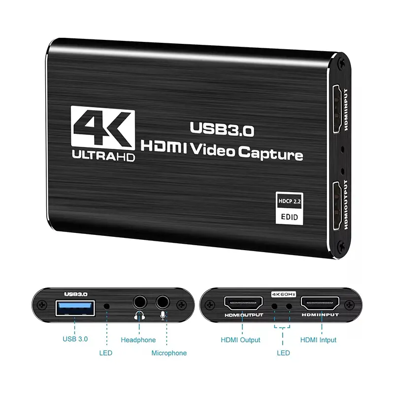 Capturadora de Video 4k USB 3.0 - para Streaming y Grabación Foto 7248760-8.jpg
