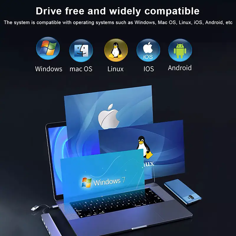 Adaptador Hub 8 en 1 USB C - Aumentador Multi-Puertos  para Mac - PC - Foto 7248761-5.jpg