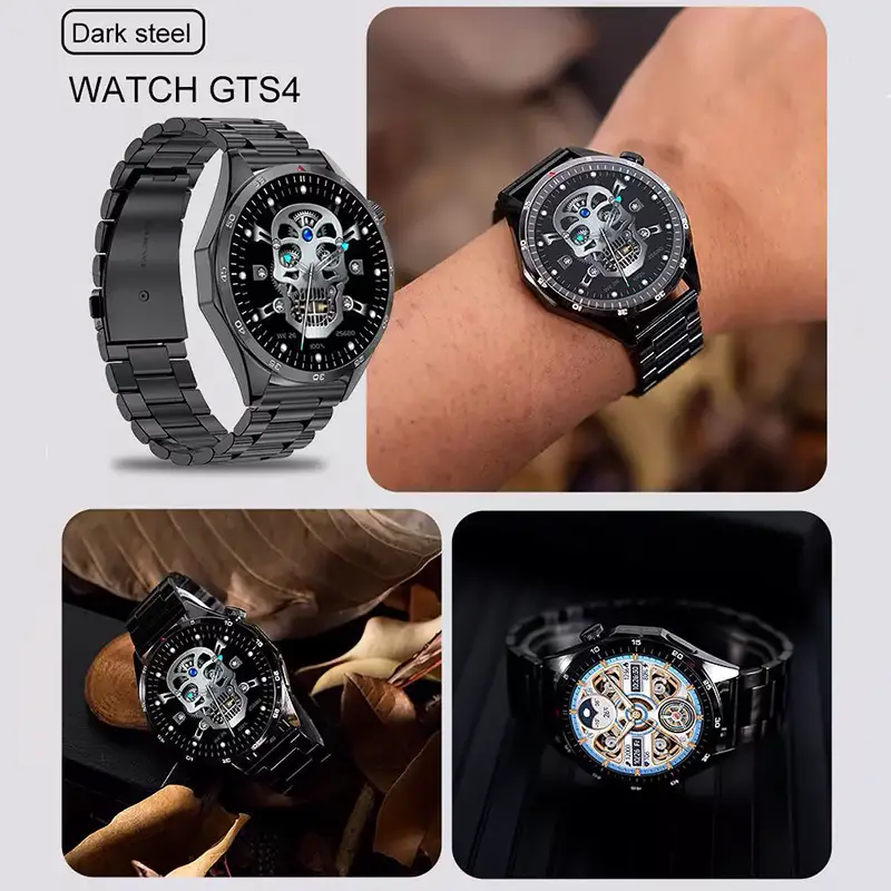 Reloj Inteligente GTS4 - 100 Carátulas Diferentes - Correas Intercambi Foto 7248764-15.jpg
