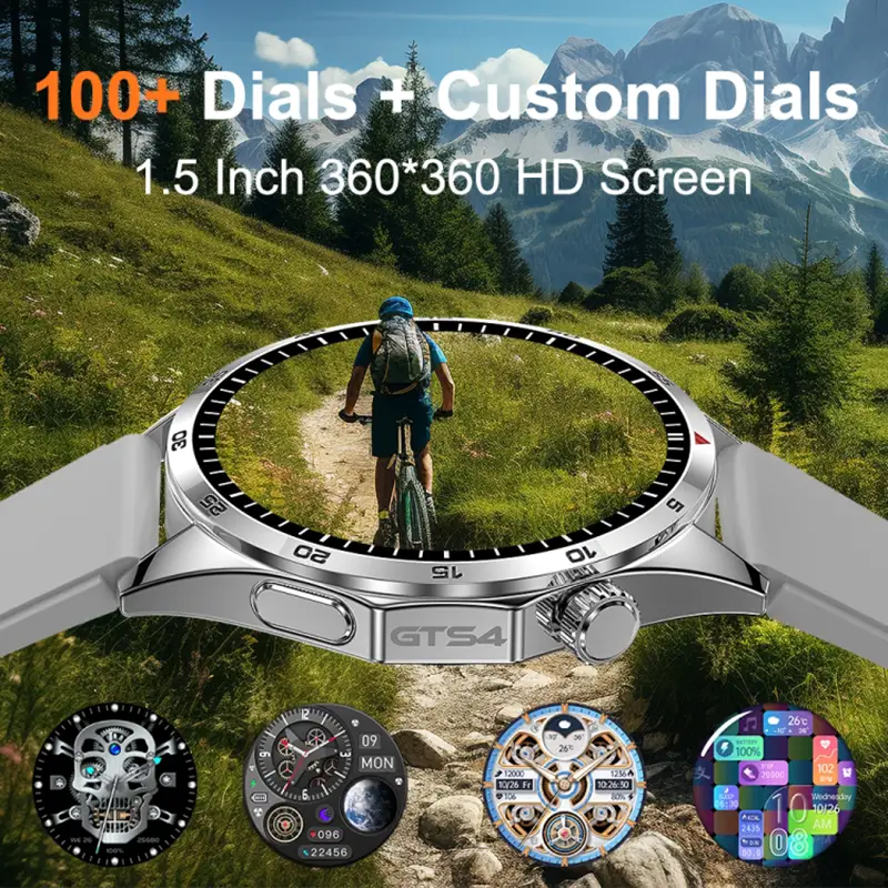 Reloj Inteligente GTS4 - 100 Carátulas Diferentes - Correas Intercambi Foto 7248764-3.jpg