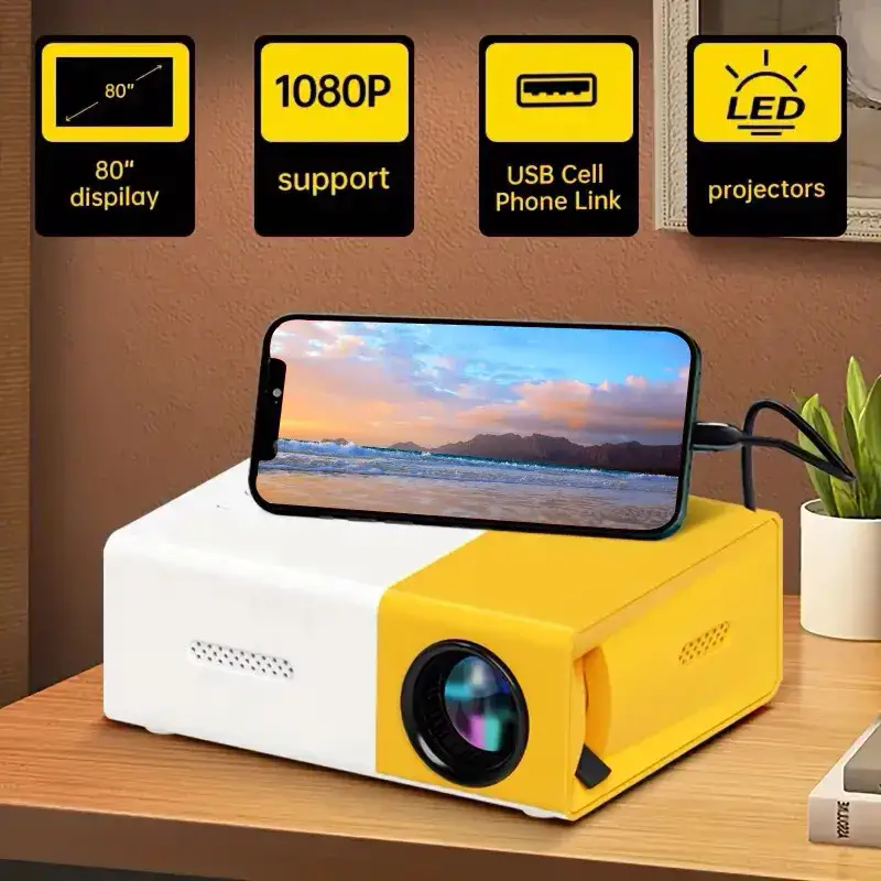 Mini Proyector LED Portátil - Con Entrada USB - HDMI - AV Foto 7248768-3.jpg