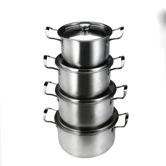 SET DE 4 OLLAS STAINLESS STEEL SOUP POT Foto 7248796-1.jpg