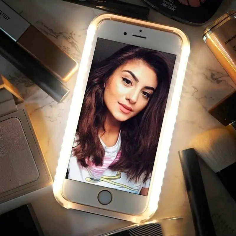 Cover Iluminado Anti-Caídas Luz Selfie para iPhone 6 Plus / 6s Plus /  Foto 7248823-2.jpg