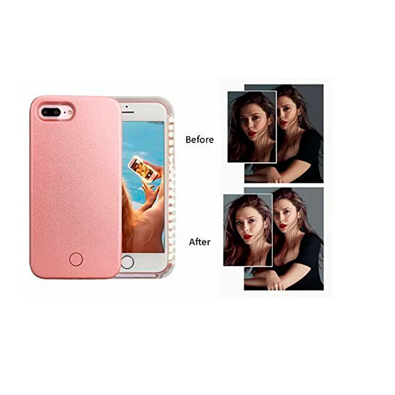 Cover Iluminado Anti-Caídas Luz Selfie para iPhone 6 Plus / 6s Plus /  Foto 7248823-4.jpg