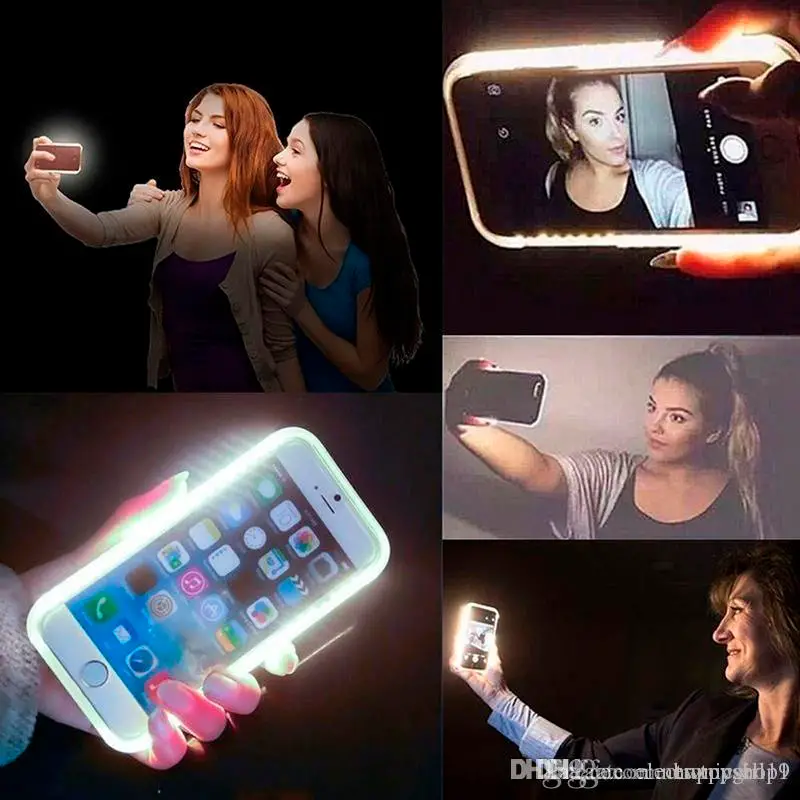 Cover Iluminado Anti-Caídas Luz Selfie para iPhone 6 Plus / 6s Plus /  Foto 7248823-6.jpg