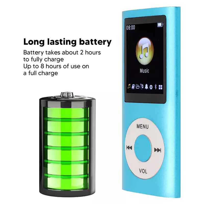 Reproductor  MP3/MP4 con Bluetooth - Música y Vídeo  con Pantalla Foto 7248848-12.jpg
