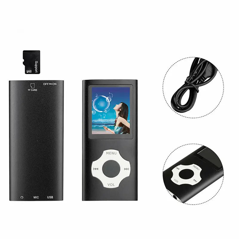 Reproductor  MP3/MP4 con Bluetooth - Música y Vídeo  con Pantalla Foto 7248848-7.jpg