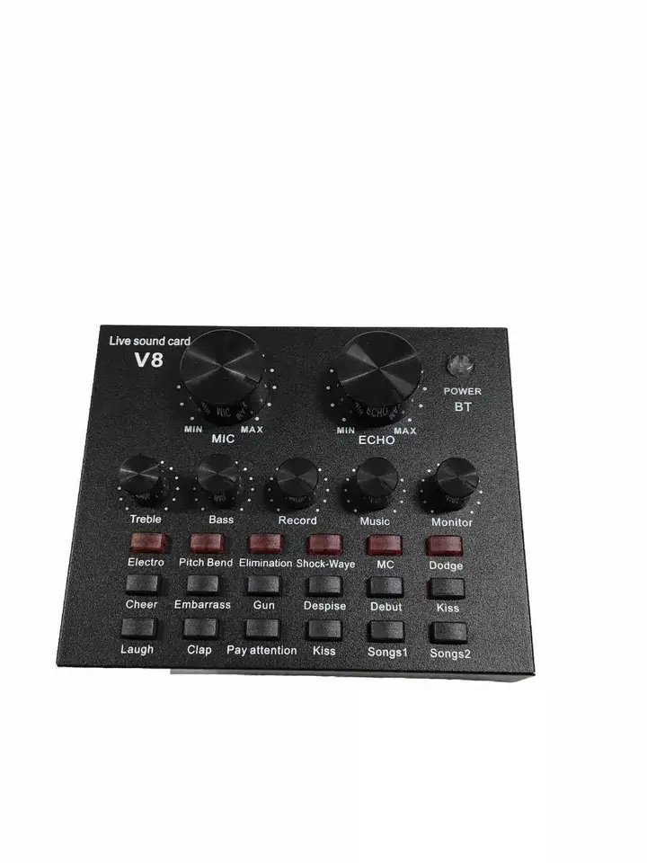 Mezcladora efecto de sonido voz ideal para podcast dj entrada de micro Foto 7248889-2.jpg