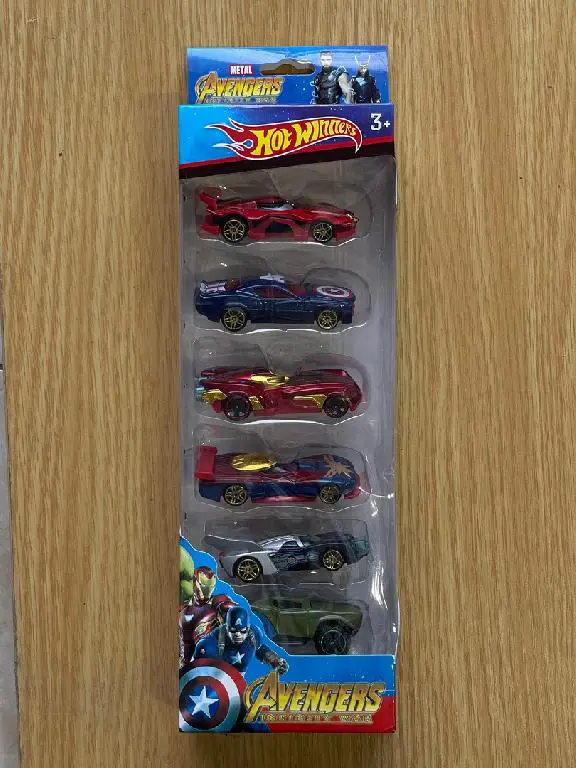 Kit de carritos de 3 y 5 unidades tipo hotwheels version superheroes Foto 7249560-1.jpg