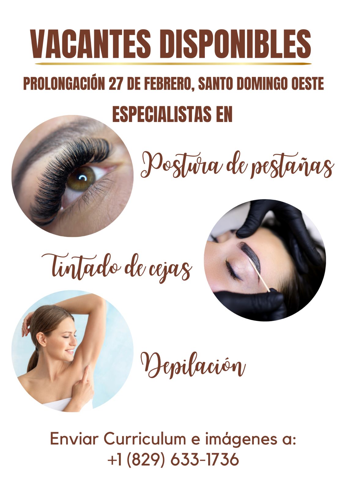 Buscamos especialista en pestañas cejas y depilación  Foto 7249729-1.jpg