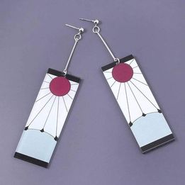 Aretes hanafudas. Tambien conocidos comos los aretes de Tanjiro Kamado Foto 7249993-1.jpg